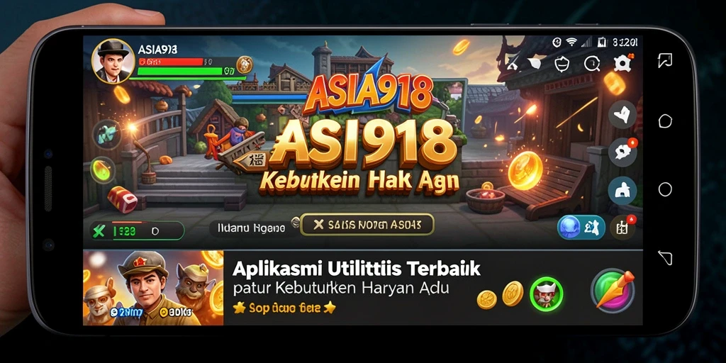 Tampilan antarmuka ASIA918 yang sederhana dan fungsional.