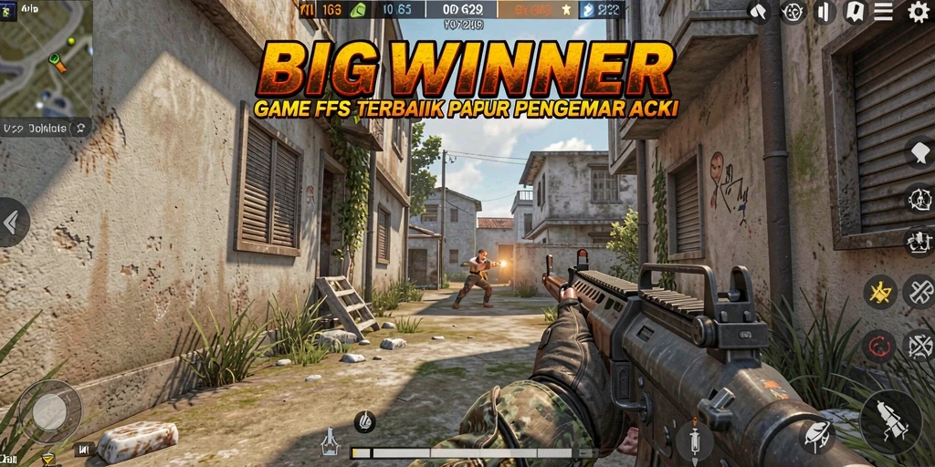 Tampilan gameplay seru dalam BIGWINNER secara langsung.