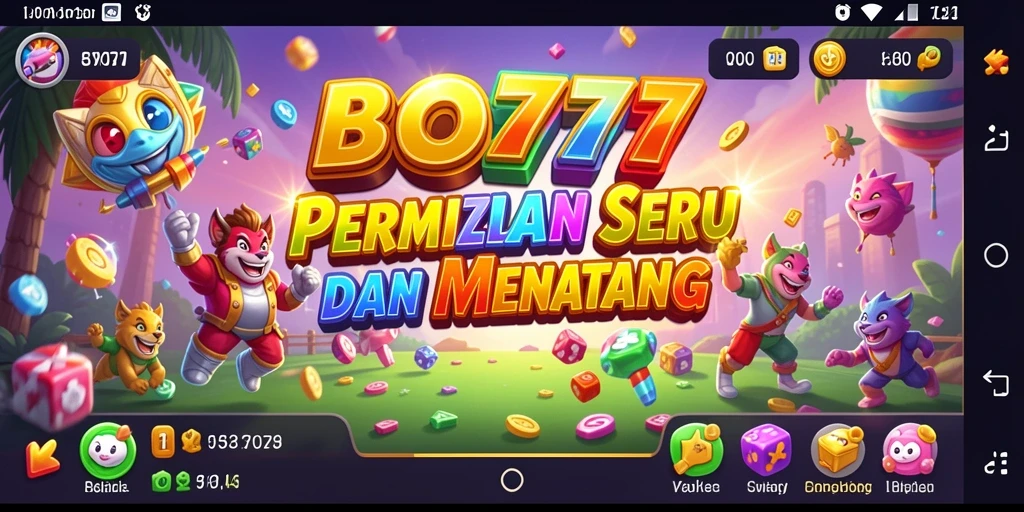 Screenshot utama BOS777 menampilkan gameplay menantang dari puzzle seru.