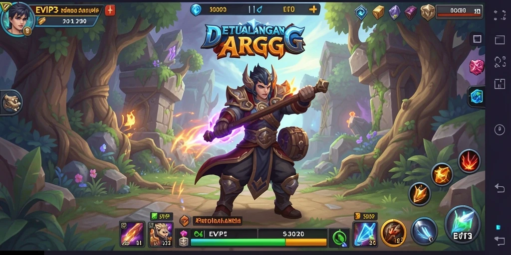 Tampilan seru dari gameplay EVIP3 dengan aksi ARPG yang menakjubkan.