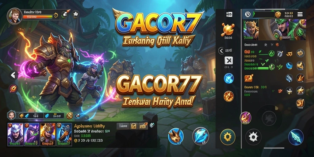 Tampilan utama GACOR77 dengan antarmuka pengguna yang sederhana dan intuitif.