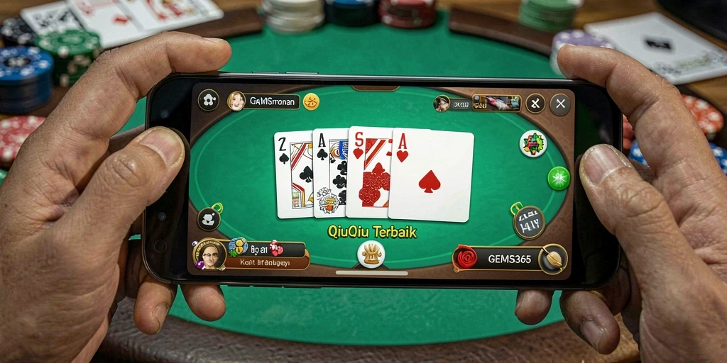 Tampilan gameplay QiuQiu yang seru dan menarik di GEMS365.