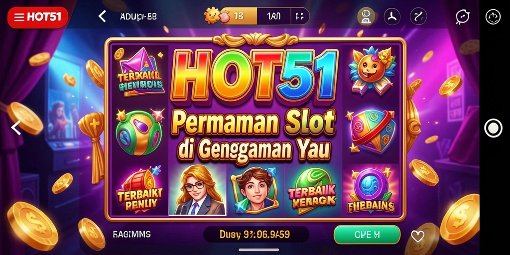 Menampilkan gameplay epik dari permainan Slot HOT51 yang penuh keseruan.