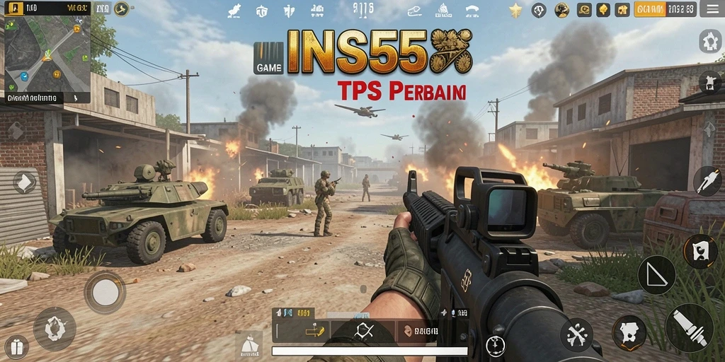 Tampilan menarik dari gameplay TPS yang mendebarkan.