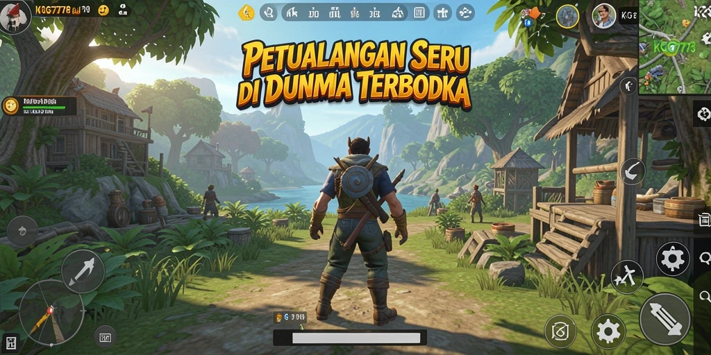 Tampilan gameplay seru di dunia terbuka KG778.
