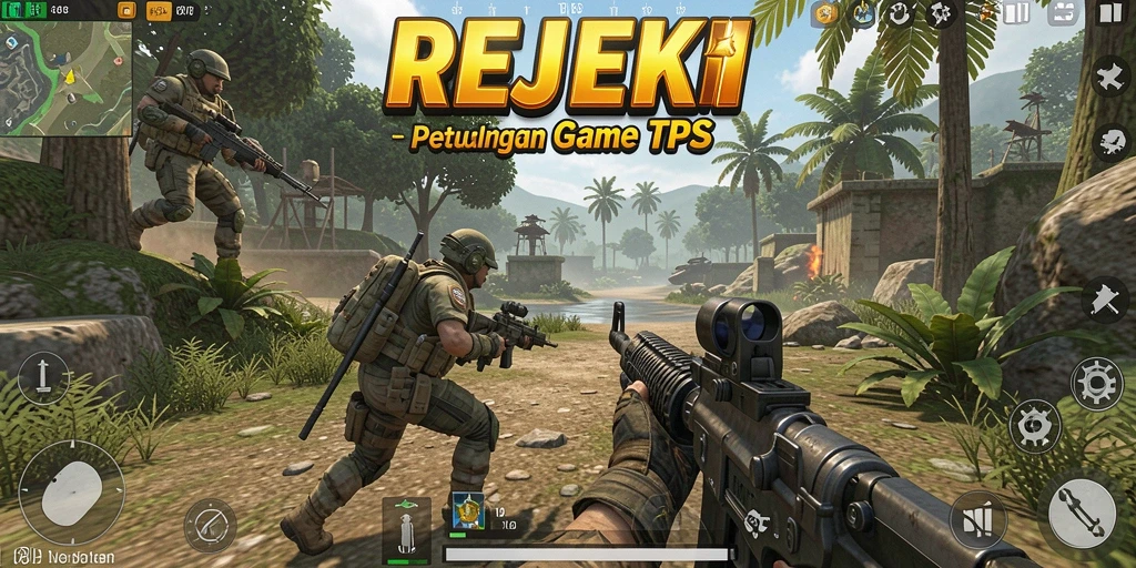 Screenshot menampilkan aksi gameplay seru dari REJEKI