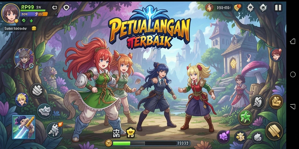 Tampilan gameplay RP99 yang seru dan dinamis.