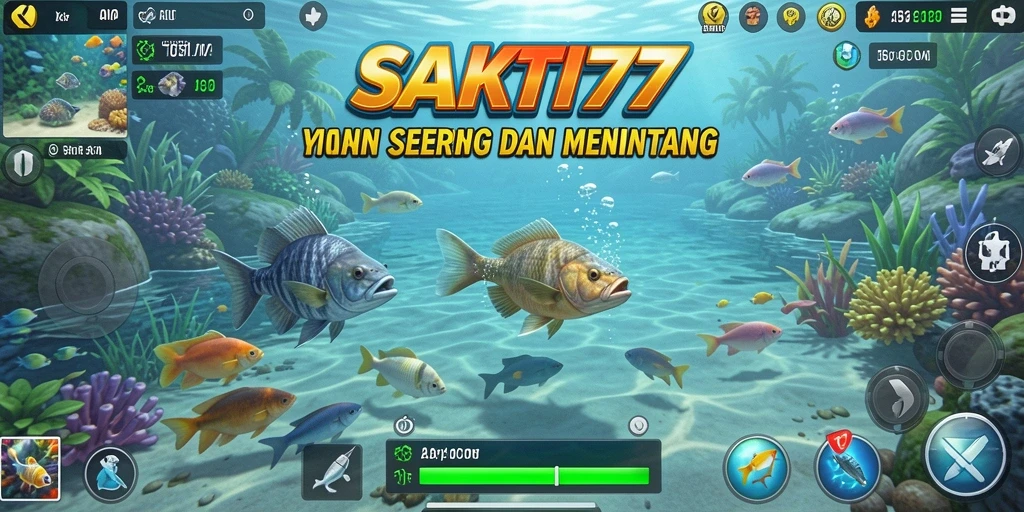 Tampilan permainan SAKTI77 dengan pengalaman memancing yang realistis.