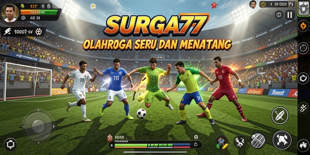 Tampilan gameplay SURGA77 yang seru dan kompetitif.