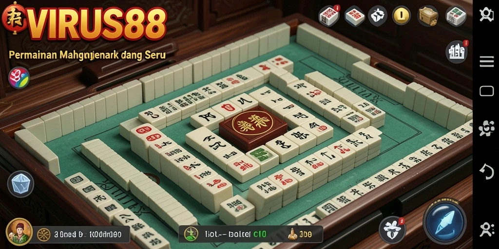 Tampilan gameplay VIRUS88 yang menarik dan menantang.