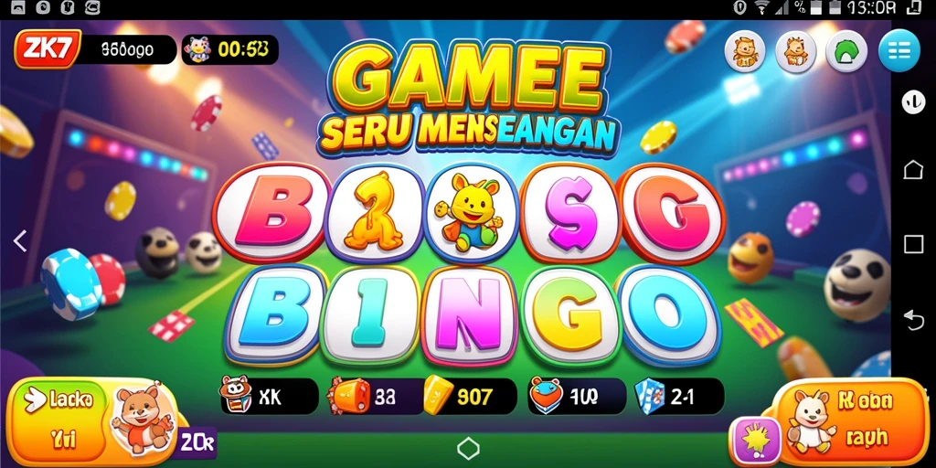 Gameplay seru ZK7 dengan pengalaman Bingo yang menarik.